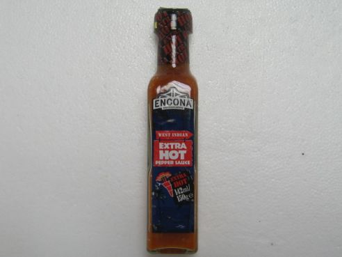 West Indian EXTRA HOT Pepper Sauce, Encona, 142ml